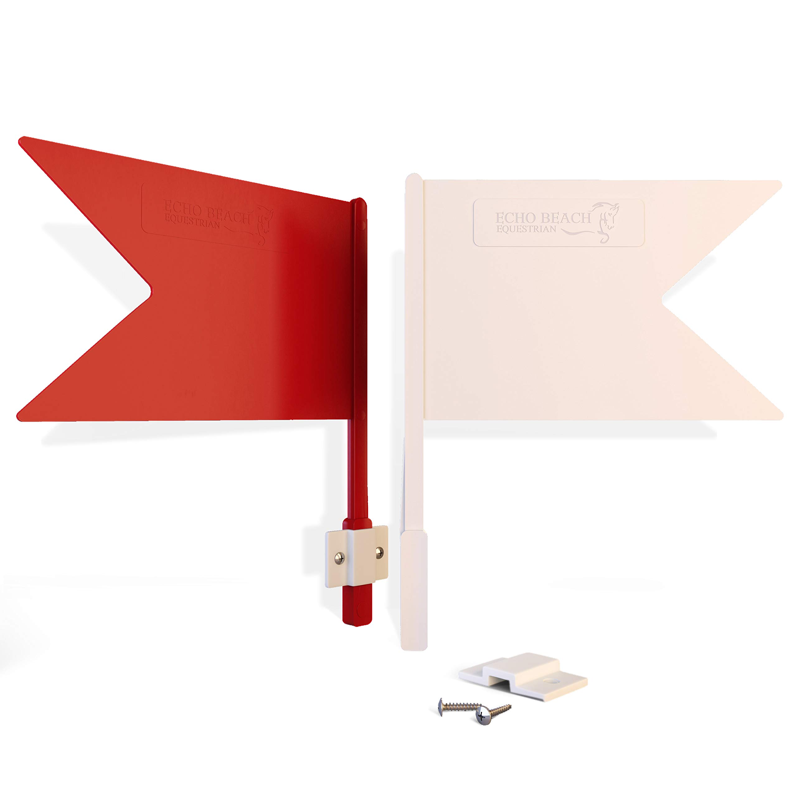 Echo Beach EquestrianJump Flag Set for Show Jumping, Hunter, Cross Country or Training with Your Horse. Weatherproof, Durable and Ready to Assemble on Any Horse Jump