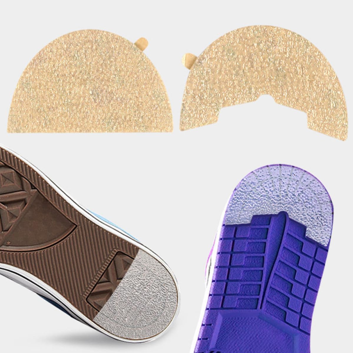 Universal Thickened Nonslip Shoe Grip Sticker for Soles and Heels