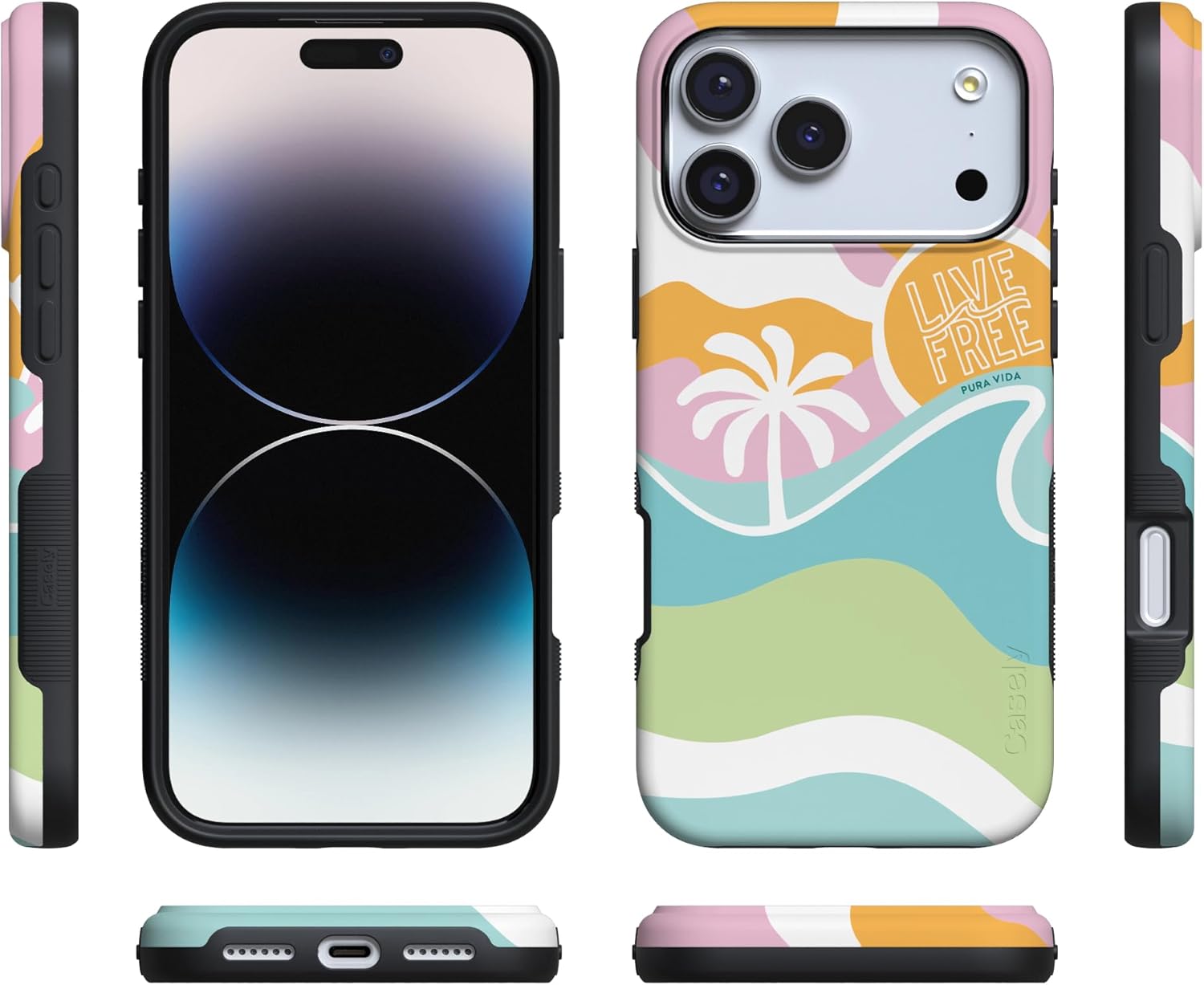 Casely iPhone 17 Pro Max Case | Pura Vida | Tropical Dreams | Bold Protective Design | Compatible with MagSafe