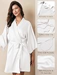 AW BRIDAL 2Pcs His and Hers Silk Robes, Mr and Mrs Matching Robe for Couples, Wedding Engagement Gifts for Bride Groom