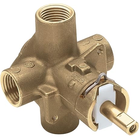 Moen Brass Posi-Temp Pressure Balancing Tub and Shower Valve