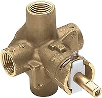 Moen 2510 PosiTemp Pressure Balancing Brass Tub/Shower Valve - 1/2" IPS, 4-Port M-PACT System