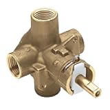 Moen M Pact PosiTemp Pressure Balancing Brass Tub and Shower Valve with IPS Connections, 2510