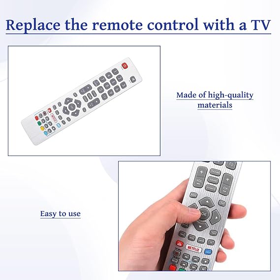 For SHARP TV Remote Control, For SHARP Remote Controls for TV,for Sharp Aquos TV Remote Control, Replacement Remote Control Compatible with Smart Televesion