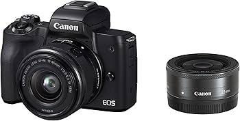 Canon Kiss M レンズ3本セットミラーレス一眼カメラセット 月額レンタル] CANON（キヤノン） EOS Kiss M ダブルズーム