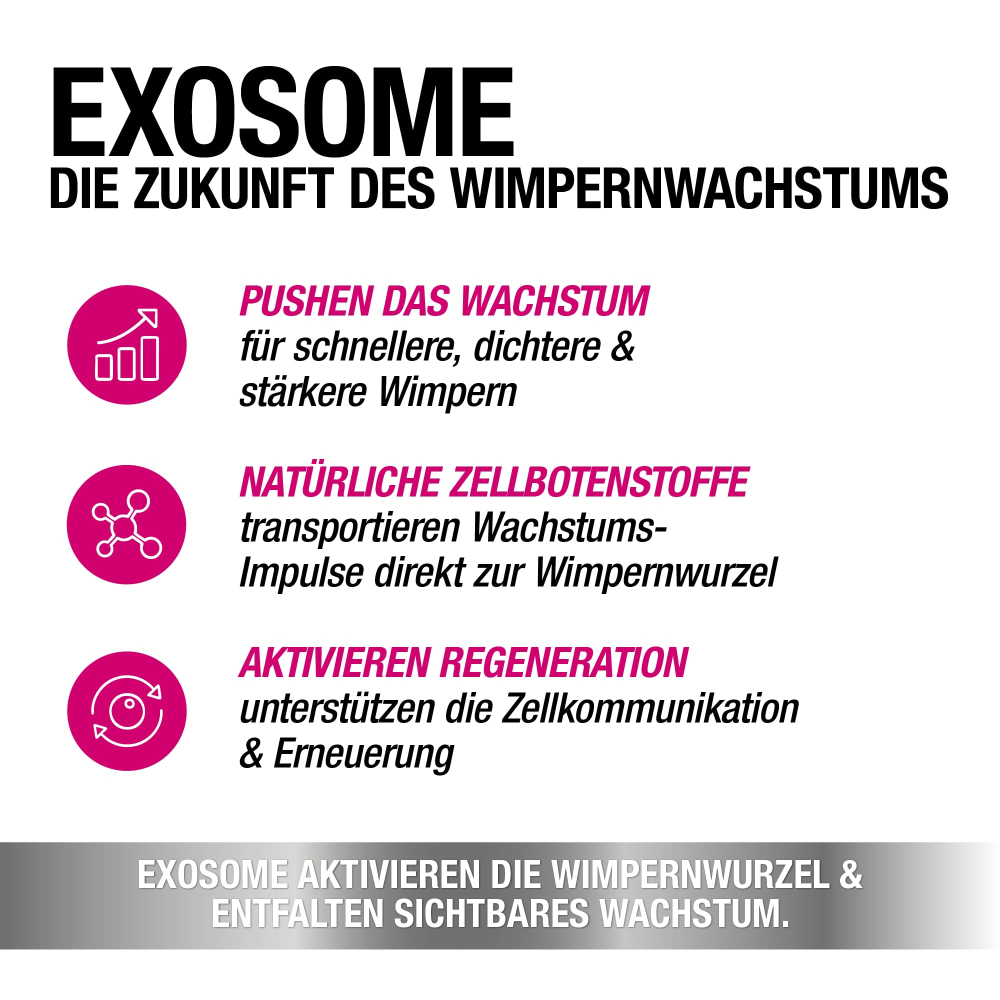 Lashcoca!NE PROLINE serum do rzęs – technologia Exosome Lash Boost – wspomaga wzrost i pielęgnację rzęs – z kompleksem Root Activation Complex – testowane dermatologicznie – Made in Germany