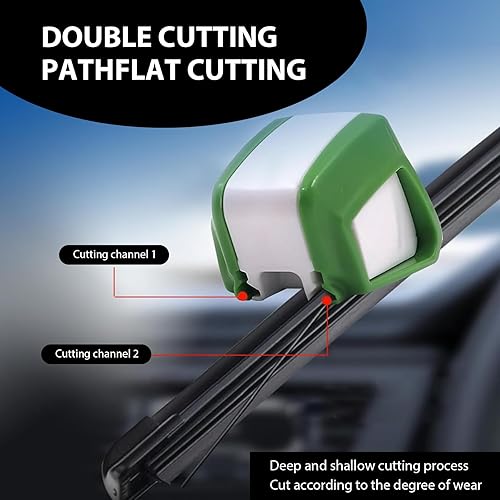 Miniatura 4 de 1 herramienta de reparación de limpiaparabrisas de automóvil, limpiaparabrisas portátil de ABS con esponja, cortador de limpieza universal