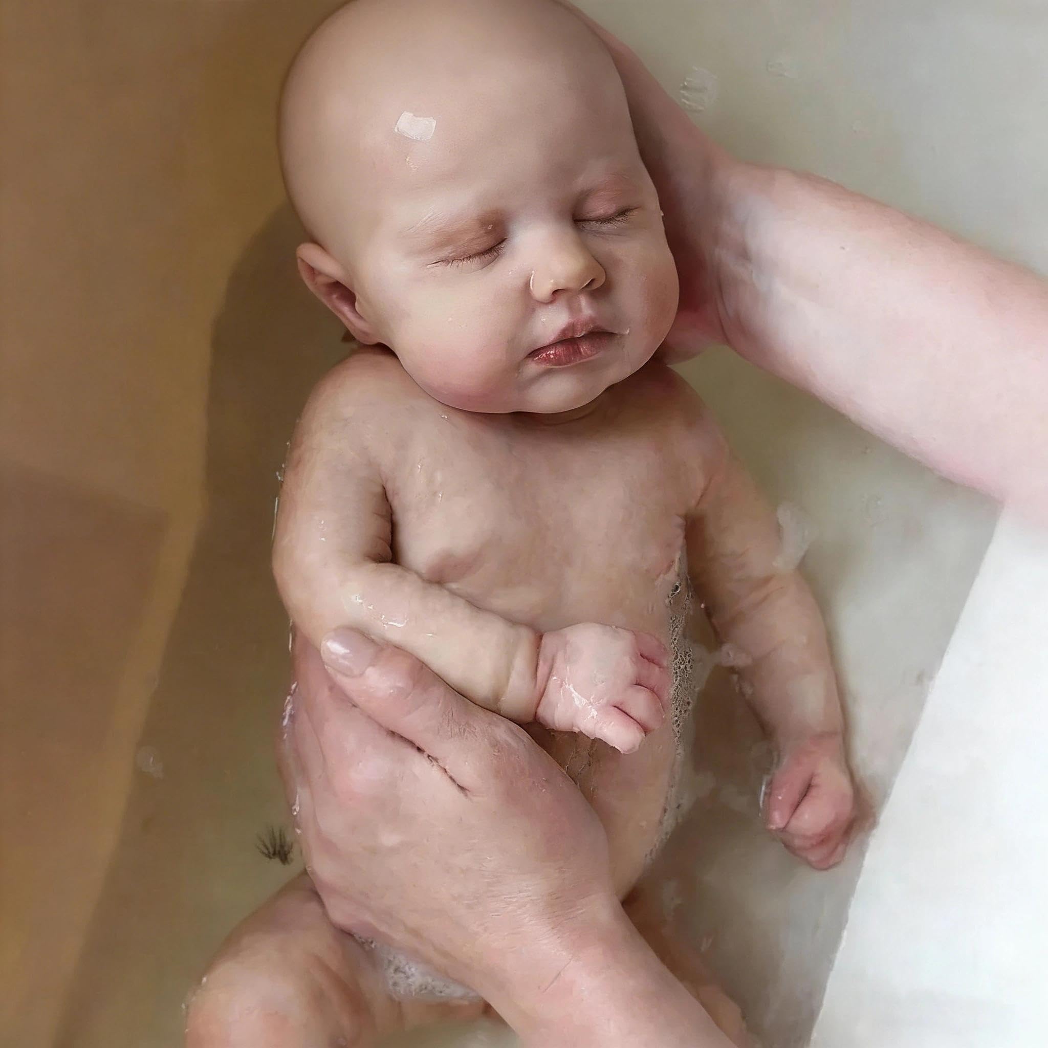 Zero pam Floppy Silicone Reborn Baby Dolls Girls-30CM Squishy Reborn Dolls Silicone Full Body, Realistic Baby Doll, 3D Skin Posable Newborn Babies, Lifelike Babys Doll For Girls