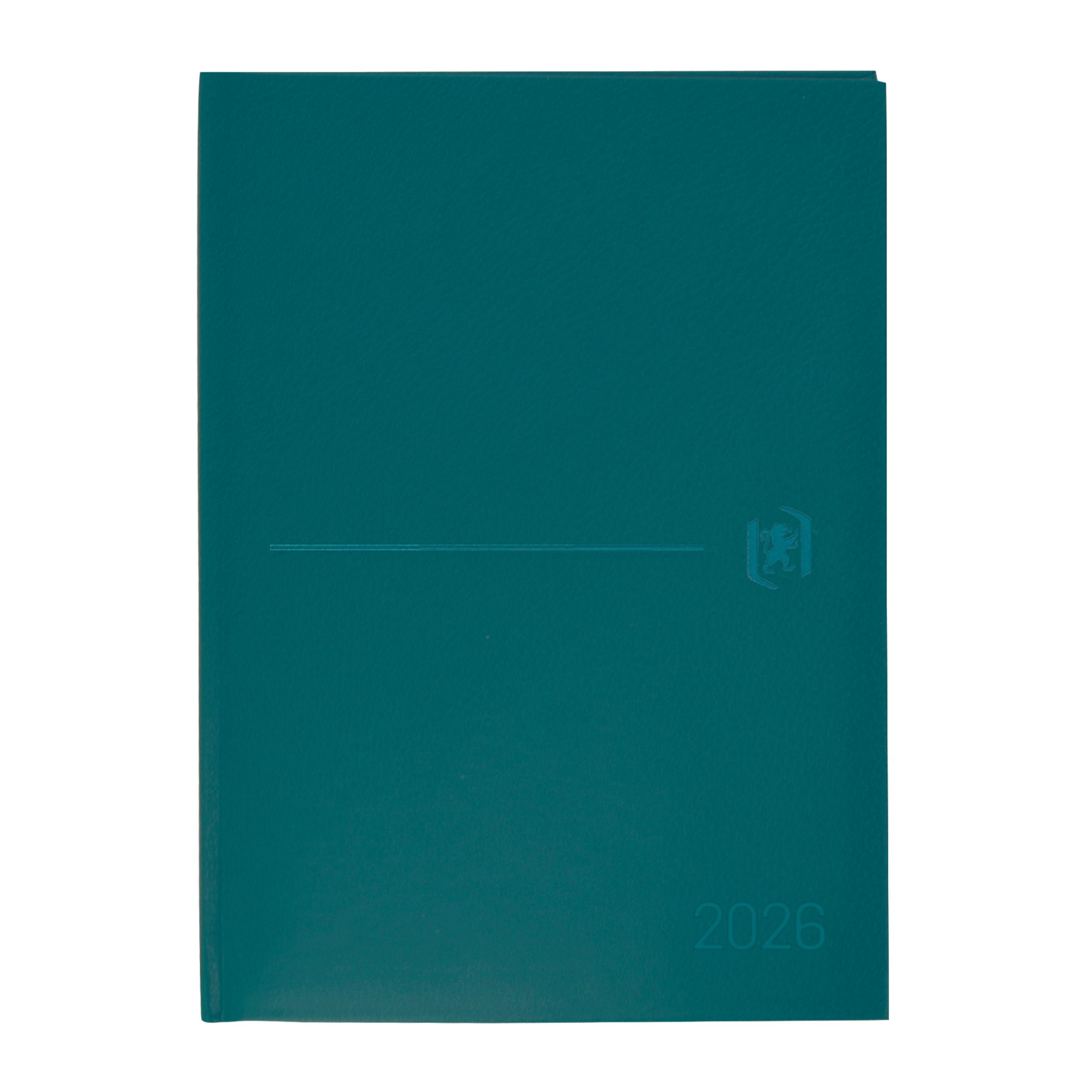 Oxford Modern 2026 Day Per Page Diary Padded Cover A5 Spanish Dark Green