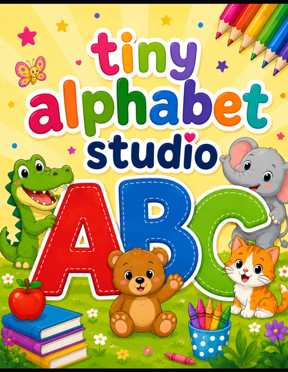 My First Alphabet Coloring Book: A to Z Fun Learning for Toddlers & Kids | Easy and Cute Coloring Pages to Learn Letters, Improve Skills & Enjoy Creative Play