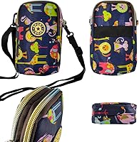 Vista 4 de Pequeñas y lindas bolsas cruzadas de hombro – Mini cartera para teléfono, dinero, llaves, tarjetas cosméticas, mujeres y niñas, caminatas y viajes