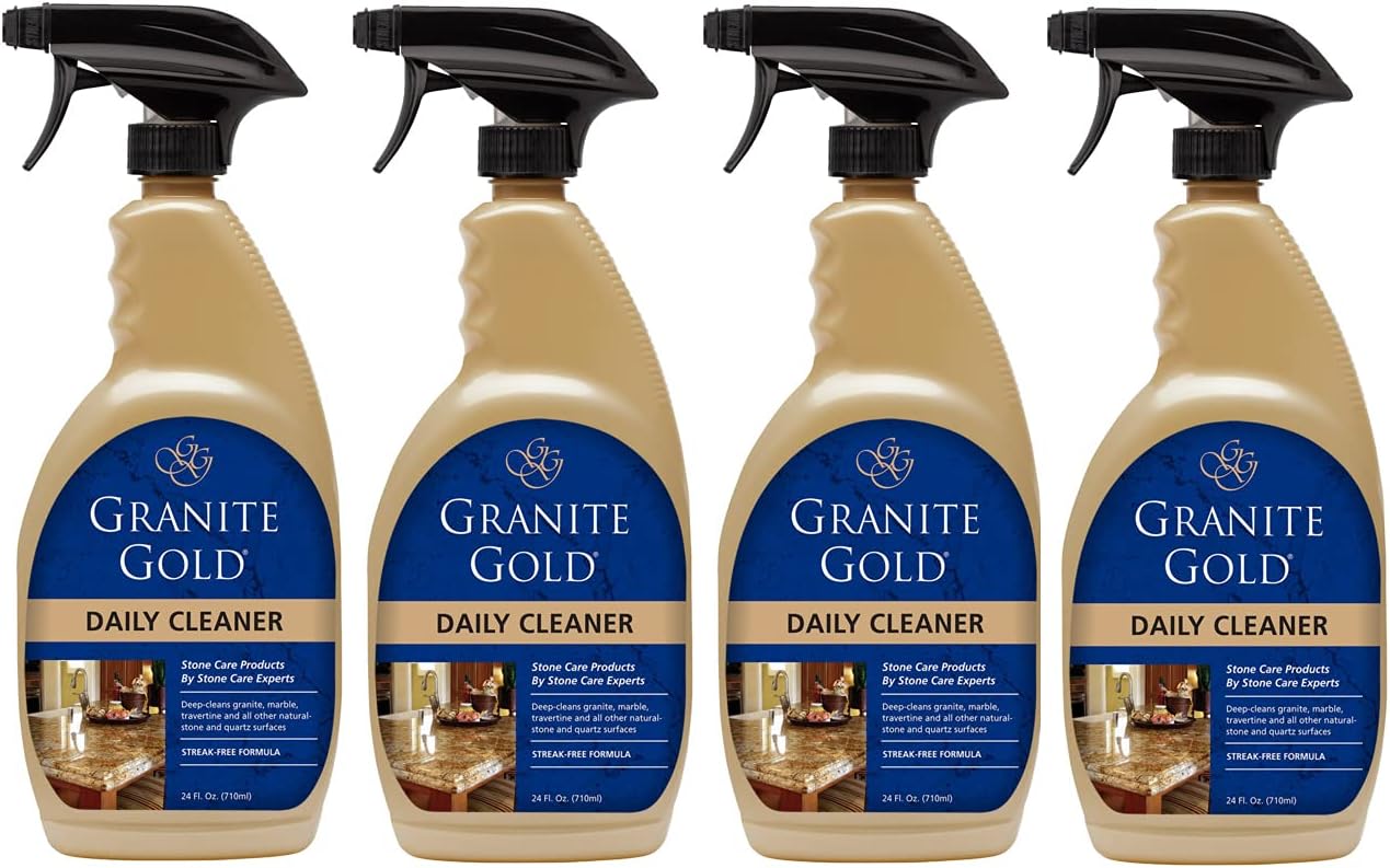 Granite Gold GG0032 24 oz Daily Cleaner for Granite & Stone - Quantity 4