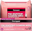 Neutrogena Makeup Remover Cleansing Towelettes, Pink Grapefruit, 25 Count, Twin Pack