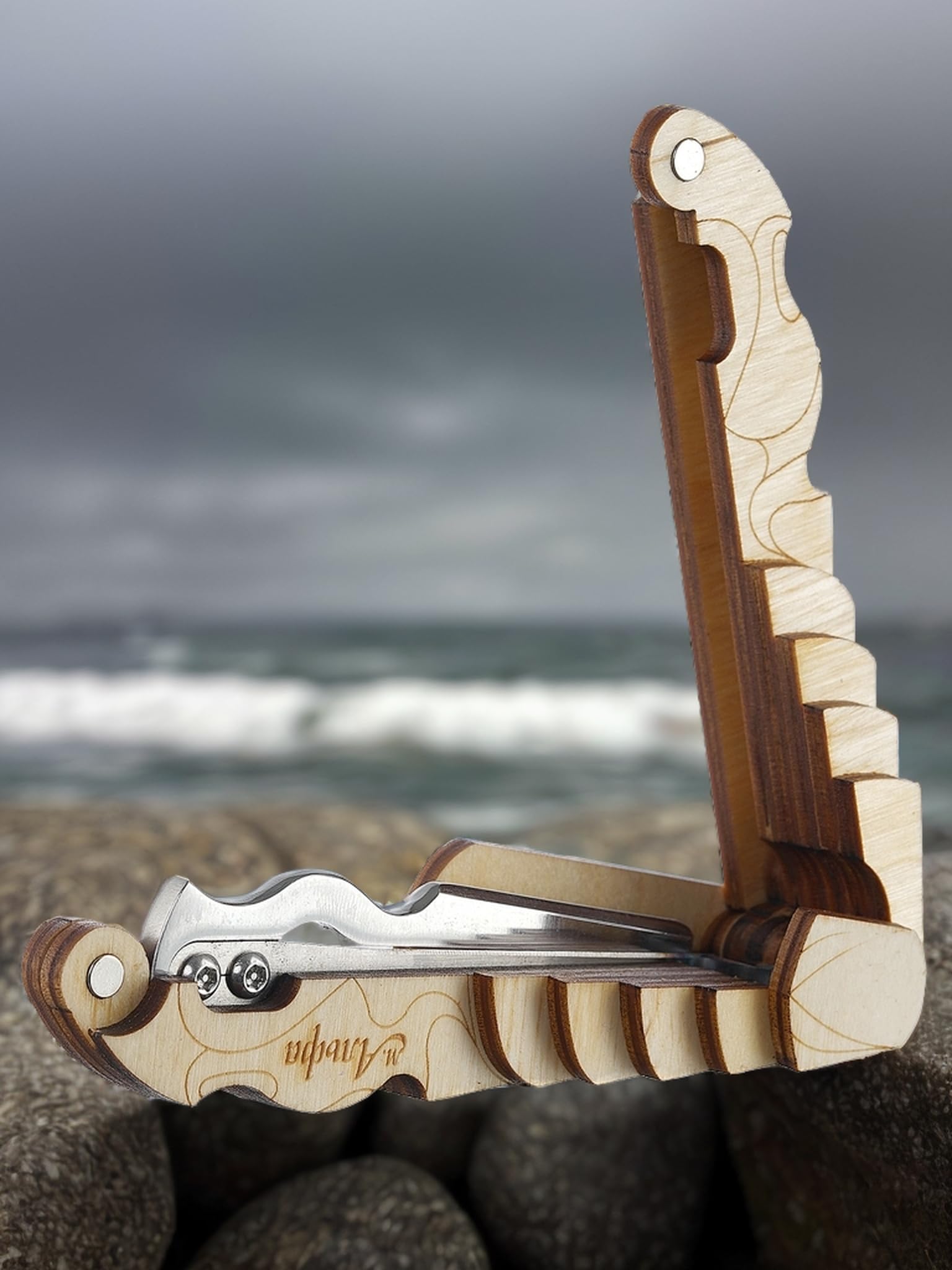 Shamanicshop Jew's Harp by D.Glazyrin Alpha big (in wooden case) - Professional mouth musical instrument (jaw harp) Beautiful sound Excellent quality Original Russian maultrommel (jaw harp, dan moi)