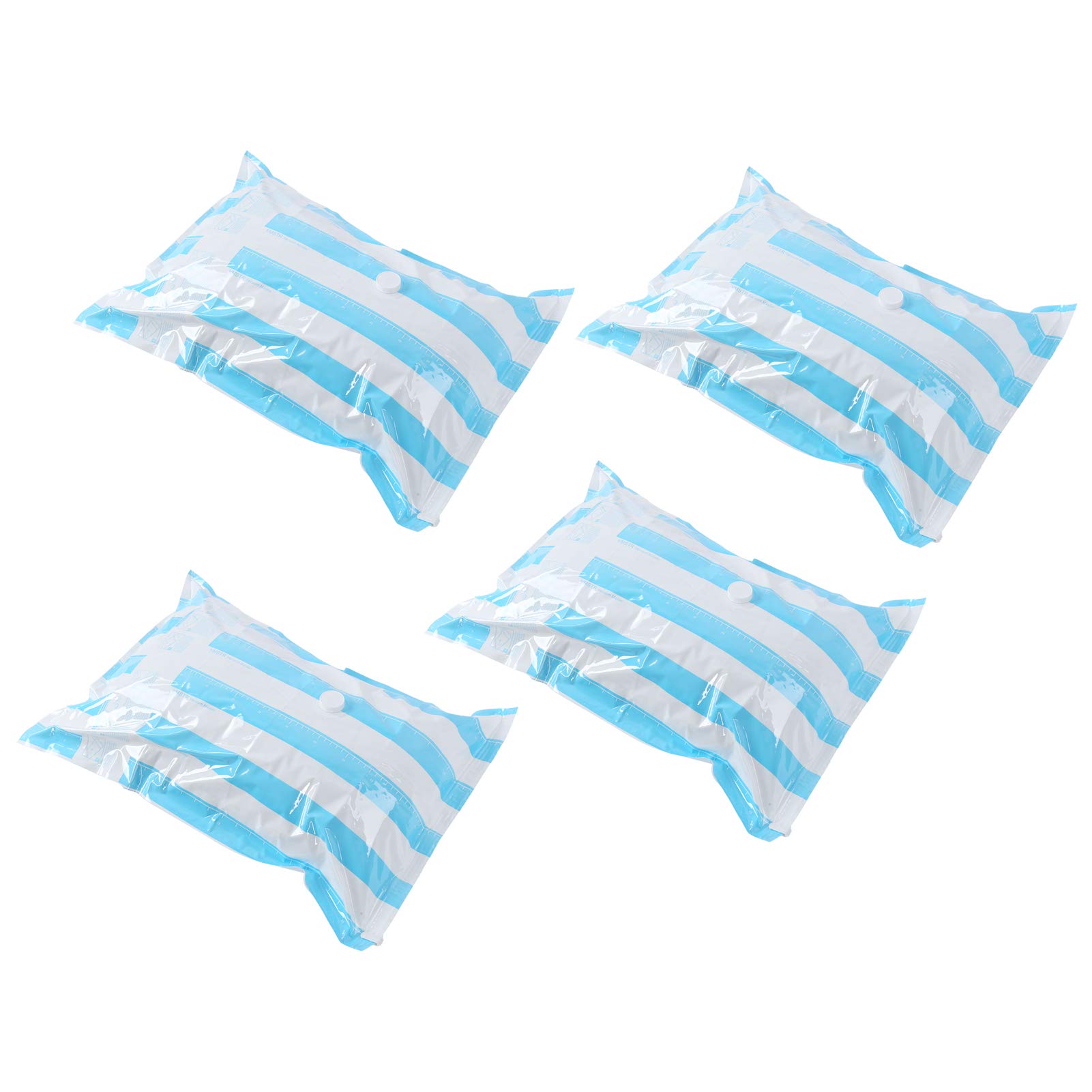 Bolsas de almacenamiento al vacío de viaje reutilizables |Entrada de 3,5 cm para bomba de succión |Ahorro de espacio para ropa/edredones/mantas/almohadas |Sellos de cremallera (70 * 50CM)