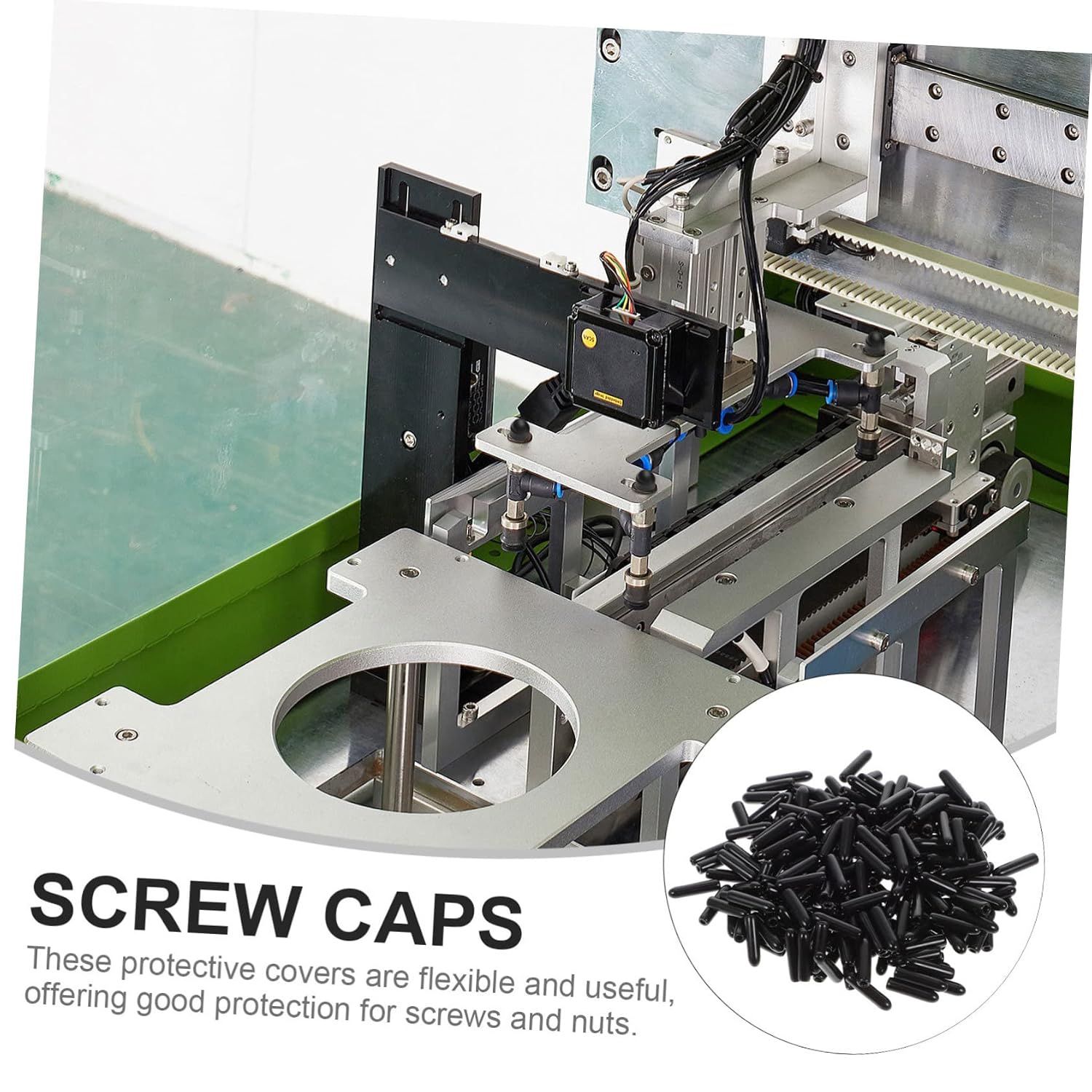 ULTECHNOVO 1500pcs End Caps Assortment Kit Screw Caps Screw Covers Material Rustproof