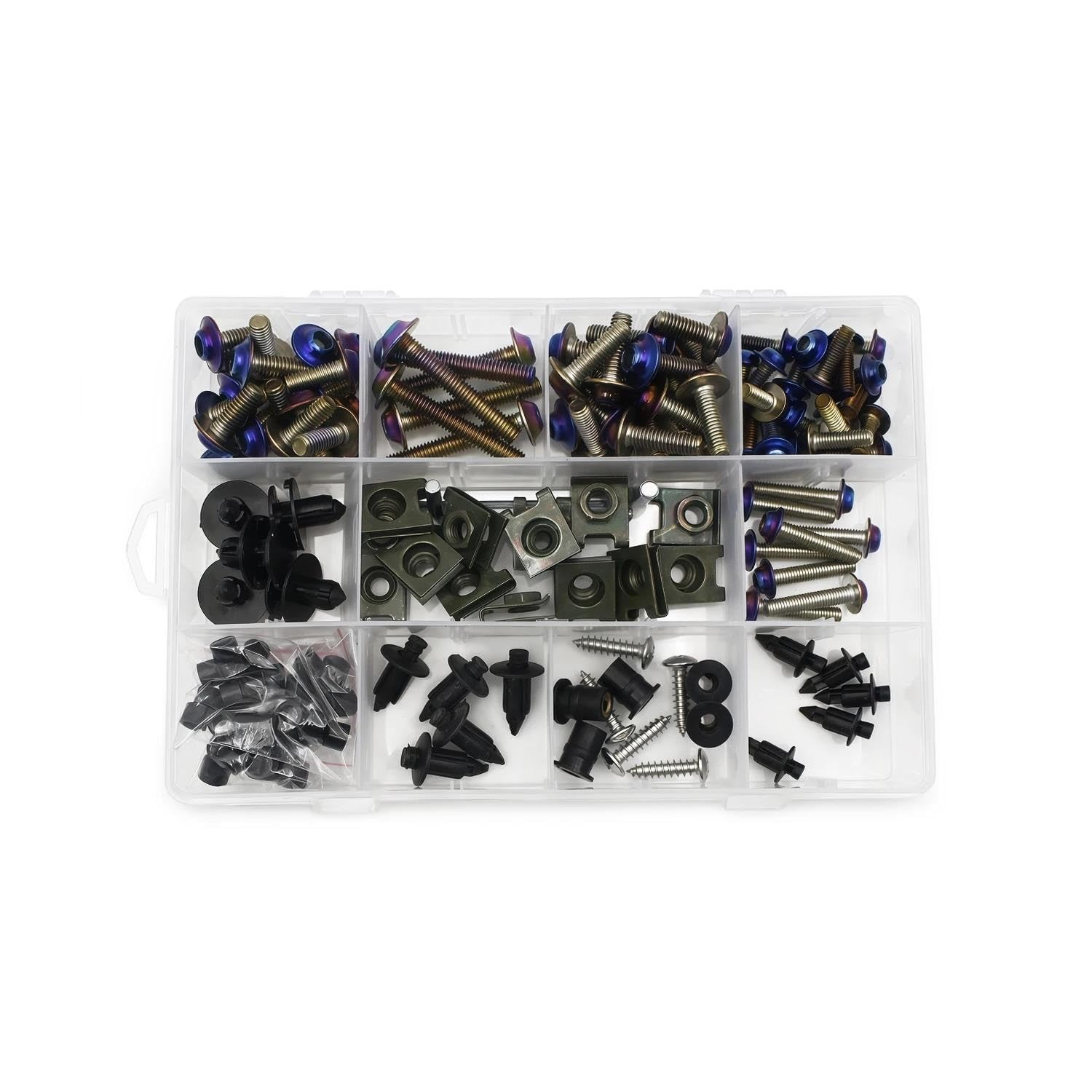 Carenatura Dadi Kit Viti Per Carena Moto Per Per Z 750 900 800 1000 Per Versys 650 Di Fissaggio Per Parabrezza Pannelli Della Carrozzeria Clip Fissaggio Bulloni Moto