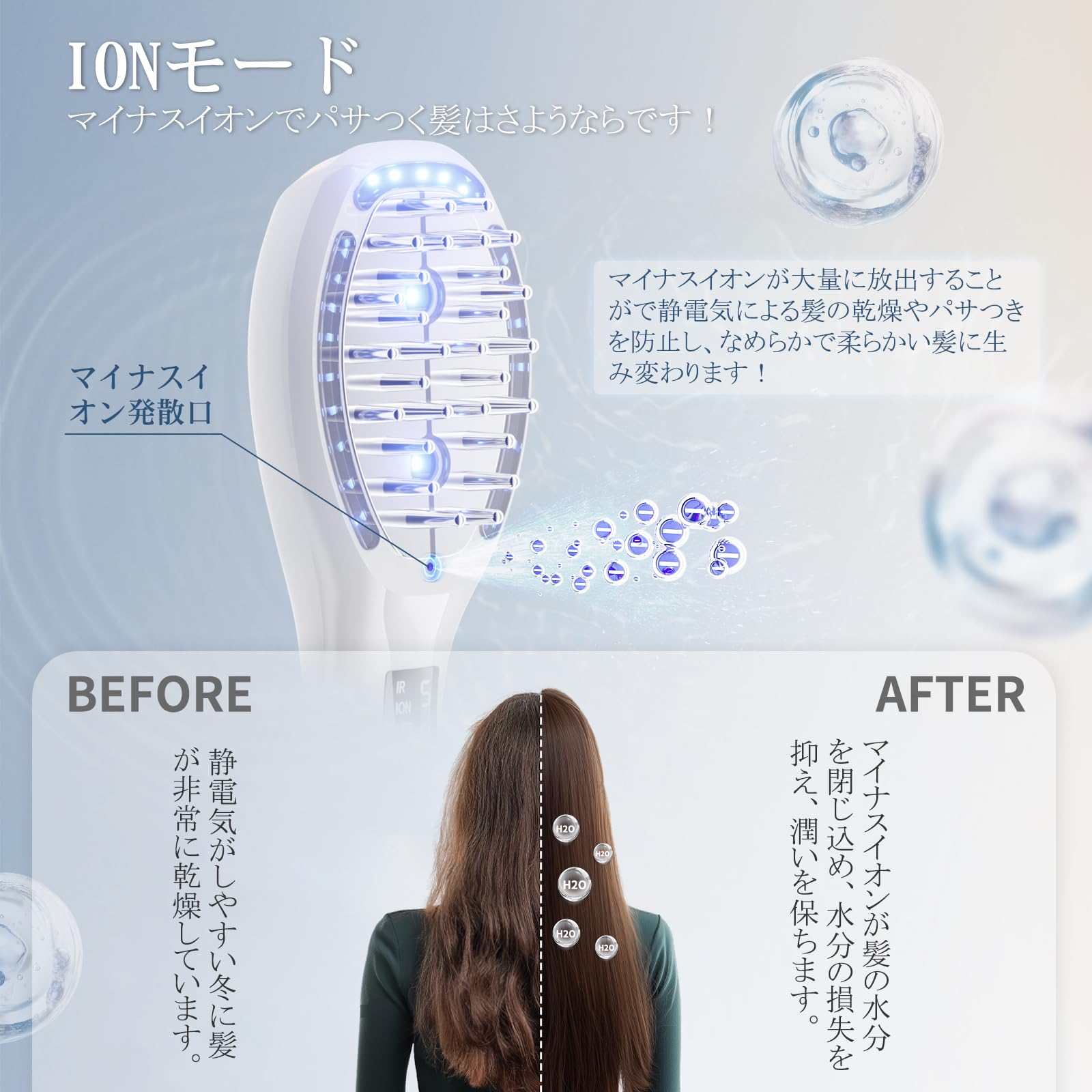 Amazon.co.jp: 電気ブラシ 【頭皮ケア専門家佐藤監修】頭皮ブラシ 青