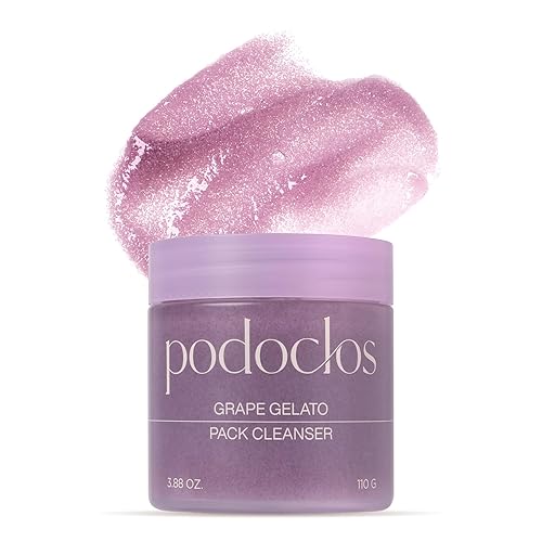Grape Gelato Pack Cleanser  Limpiador exfoliante facial y corporal, suave con la piel, resistente con las células muertas, exfoliante a base de