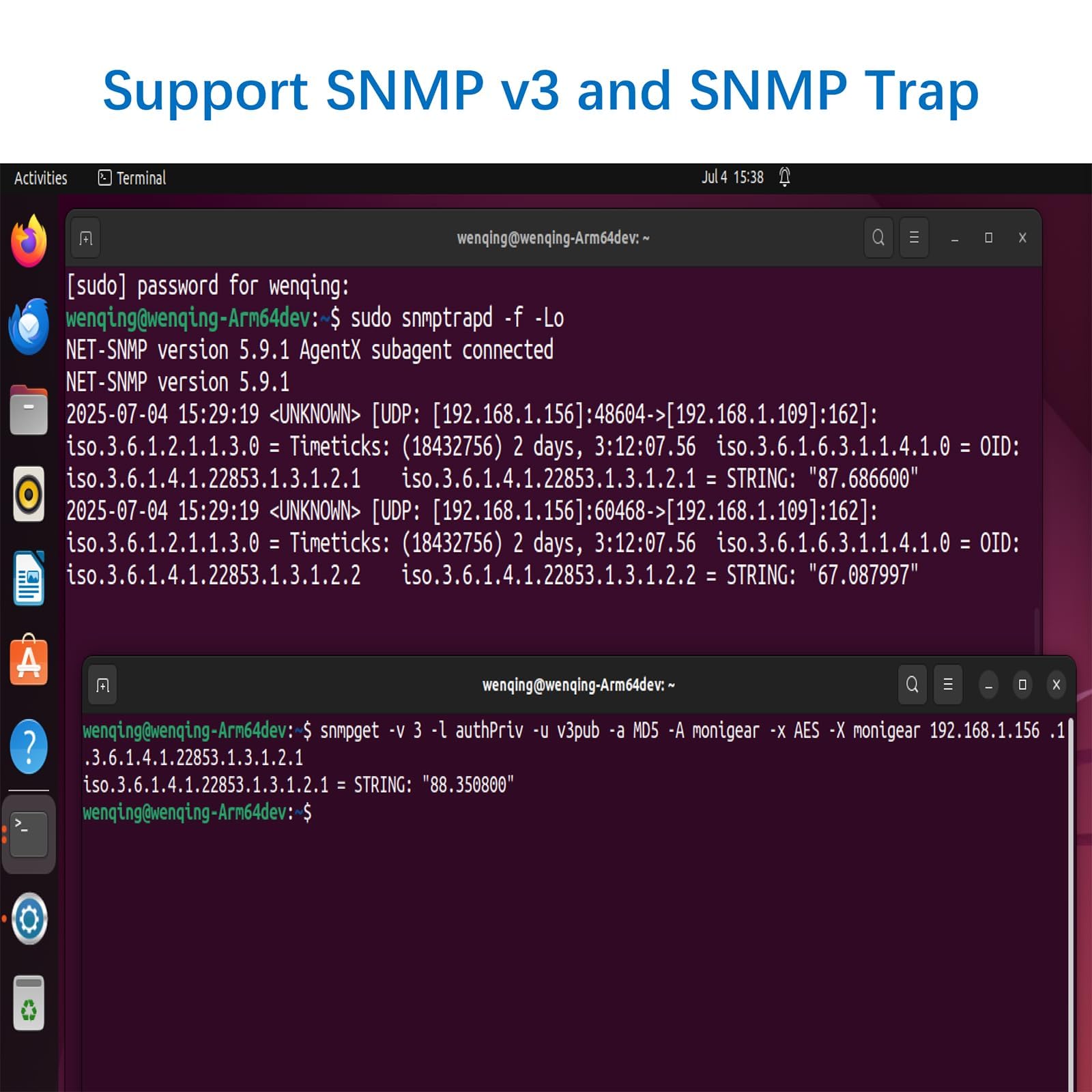 Sensore di Temperatura Umidità di Rete con PoE MONIGEAR - Monitor IoT, Supporto Protocolli MQTT, BACnet, SNMP, Modbus TCP, Integrazione AWS Azure Tuya Cloud