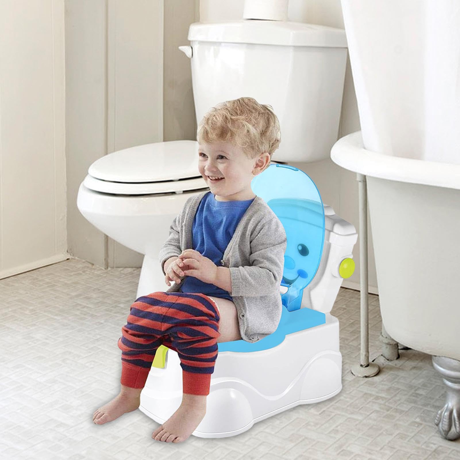 Kindertöpfchen,3-in-1-Toiletten-Trainings-Töpfchen für Kleinkinder mit | Spritzschutz - Kindertöpfchen-Trainingstoilette für Mädchen, Hocker, Kleinkindtoilette, Trainingstöpfchen für Kinder