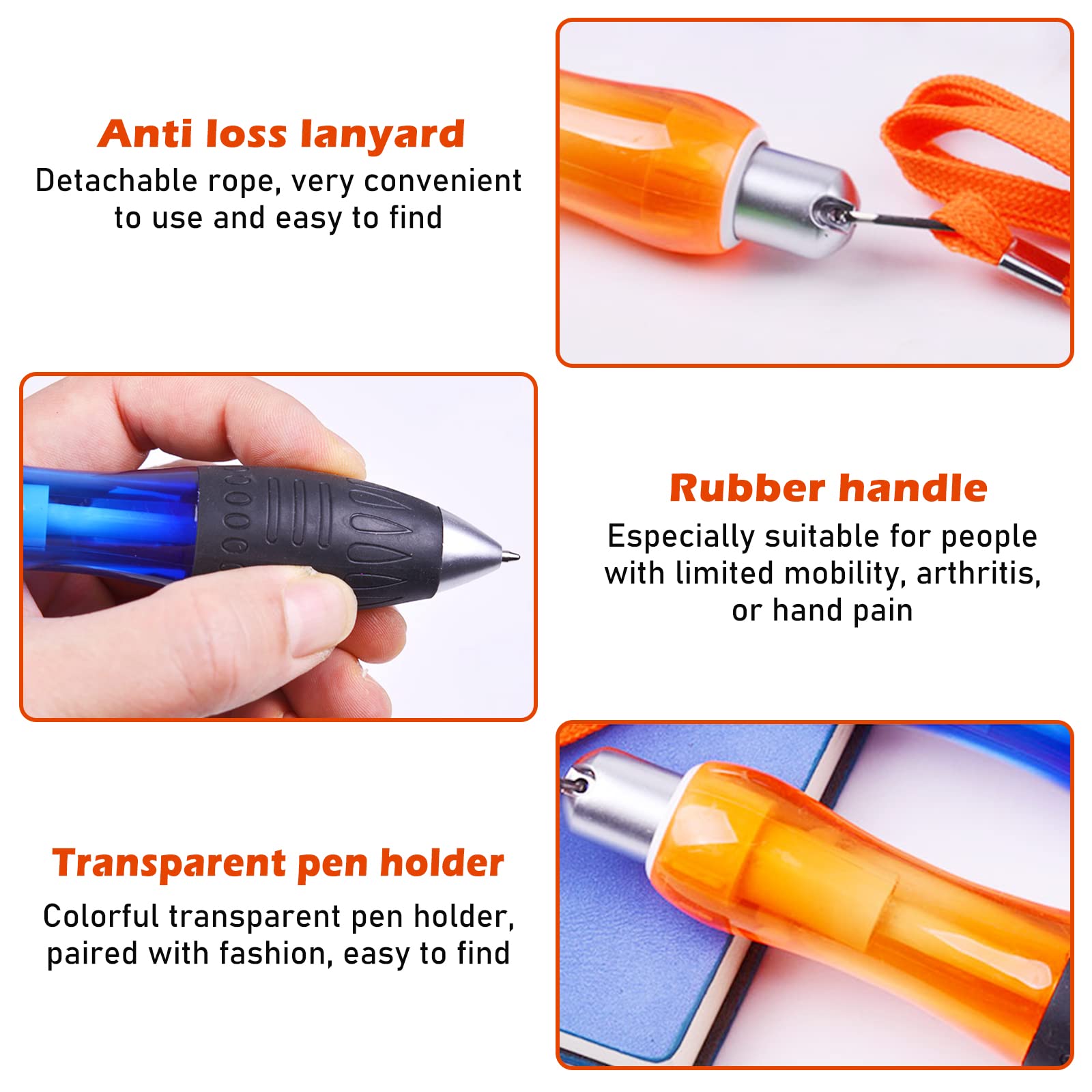 Gelschreiber Schwarz 1,0 Mm – 12 Stück Mit Großer Tintenpatrone, Ergonomisch & Nachfüllbar