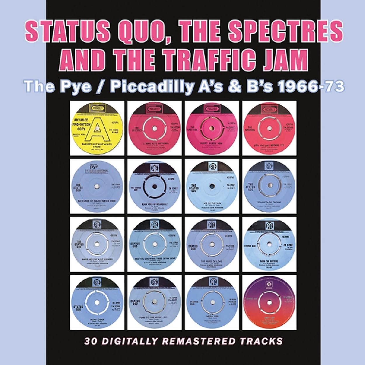 Status Quo, Spectres, Traffic Jam - Pye/Piccadilly As & Bs (2CD)  NEW  *19 June*