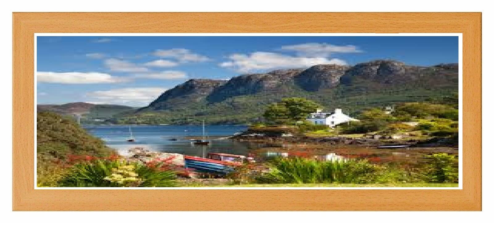 Modern Picture Photo Frame Acrylic Glass Wood Poster Frame Pine 90cm x 40cm Wall Mounted Frames