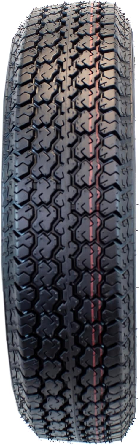 eCustomrim 2-Pack Trailer Tires ST175/80D13 DEEP TREAD Load Range B Bias Ply 1100 Lbs. - 2 Year Warranty w/Free Roadside