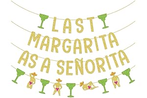 Last Margarita As a Senorita Banner for Fiesta Bachelorette Party