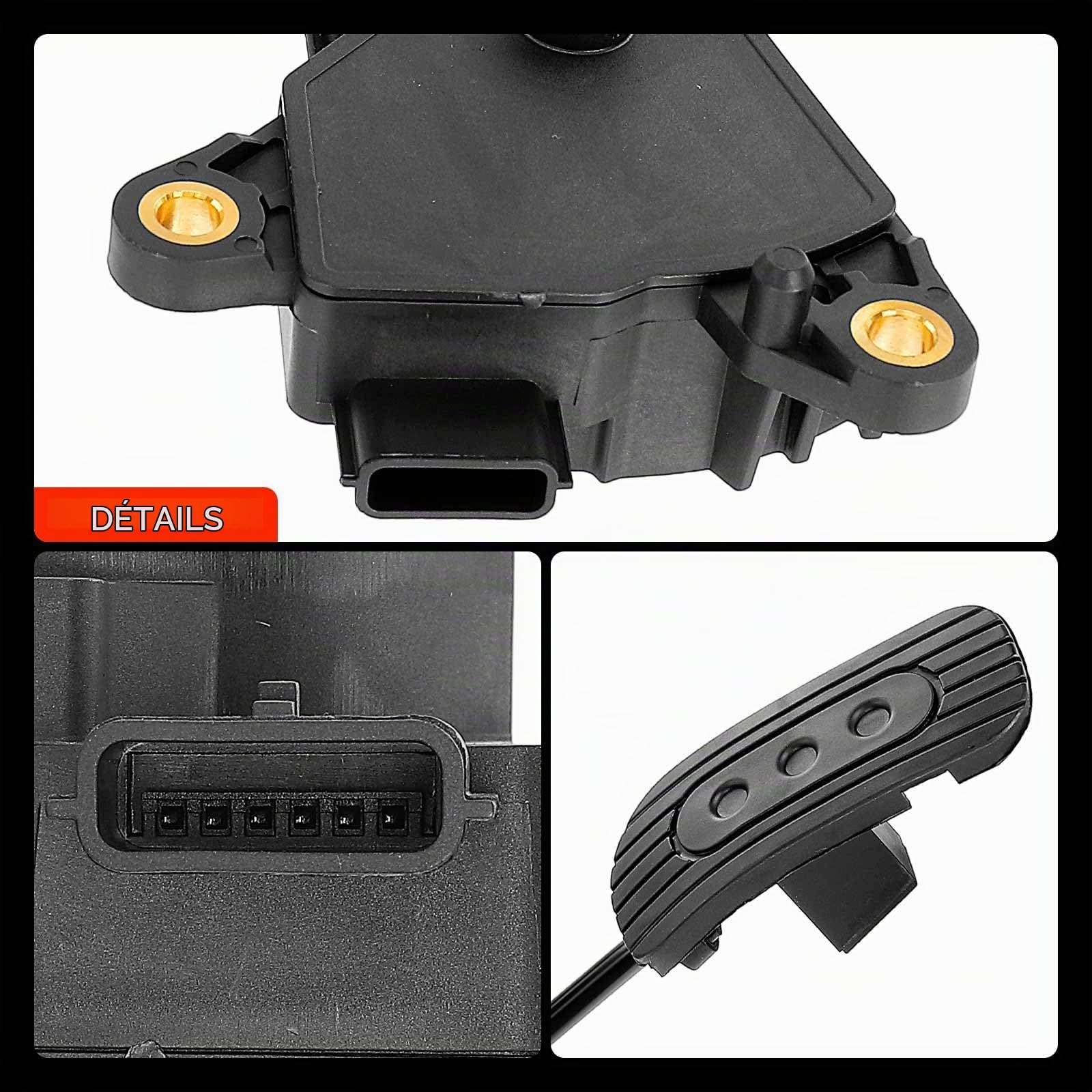 Frankberg Pédale d'Accélérateur Compatible avec Micra III K12 Note E11 NE11 Micra C+C III K12 Remplacer# SU14488,180021JY0B