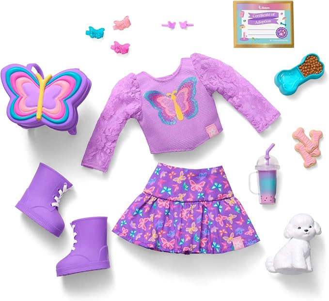 Muñeca Francie AG Sisters American Girl 14.5 pulg miniatura 3