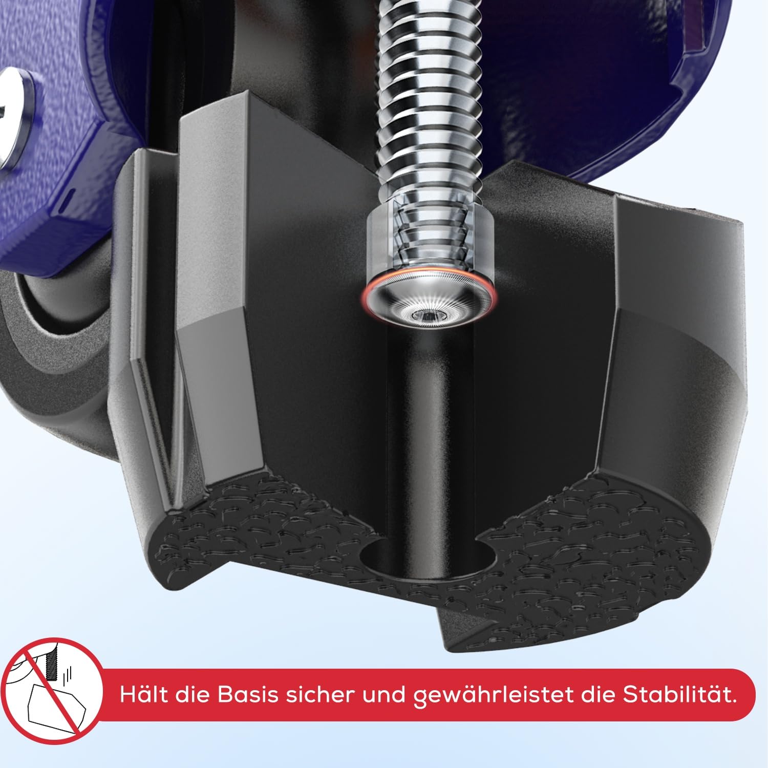 4 x Premium Nivellierrollen - Schwerlastrollen mit Ratschengriff - Gesamthöhe 107-114 mm - Industrierollen für Werkbank