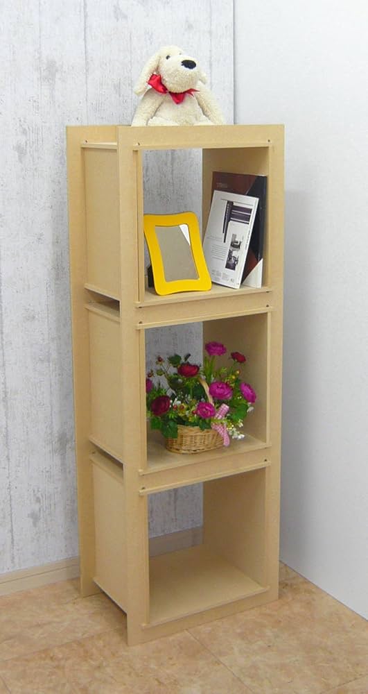 Amazon | クラフトラック3段 [EKO3] | オープンシェルフ・ラック