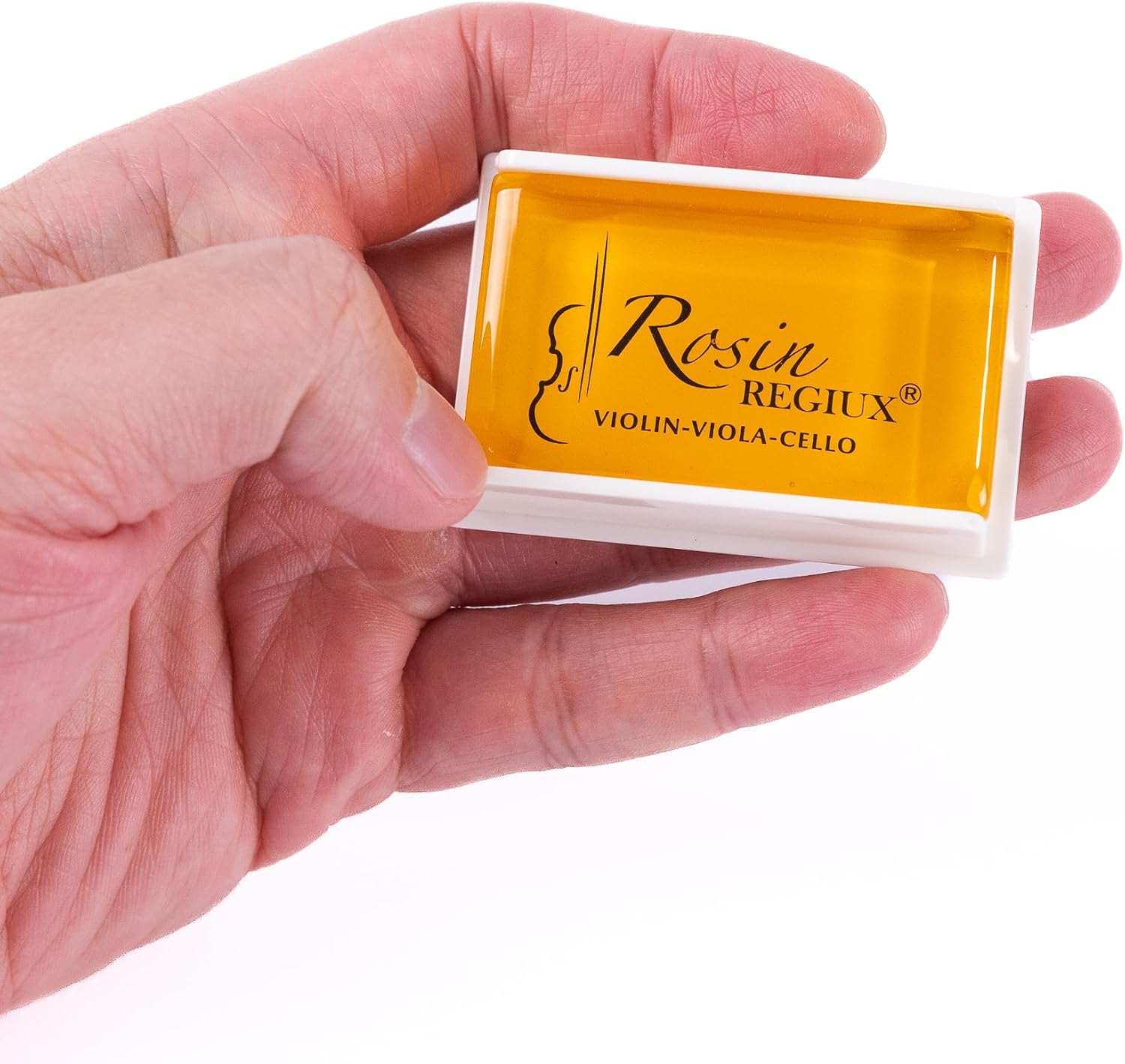 Natural Low Dust Rosin 2-Pack for Violin, Viola and Cello with Protective Case