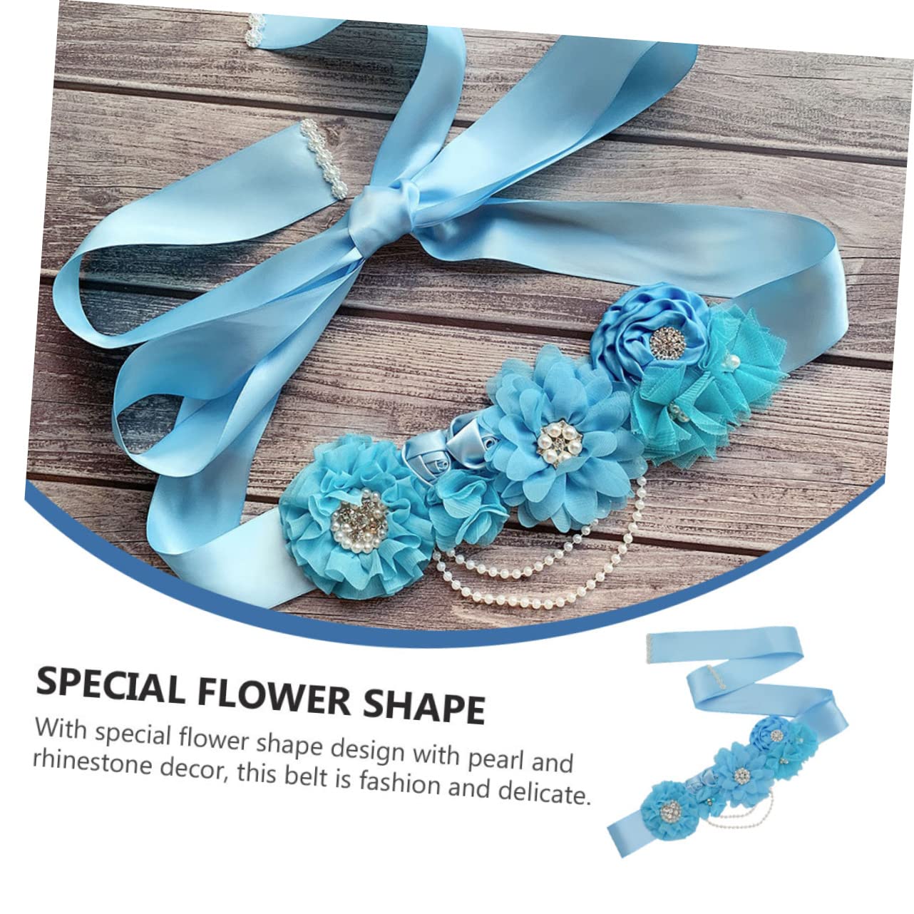 Abaodam 1Pc Belt Women Dress Belt Rhinestone Belt For Dress Baby Decor Dress Sash Bridal Sash Belt Cinturón De Boda Para Novia Vestido Fiesta Cintura Mujer Cintura Cinturón Decorativo