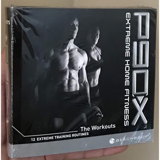 P90X EXTREME HOME FITNESS WORKOUT 12 TRAINING ROUTINES CARDIO INTERVALS TONY HORTON