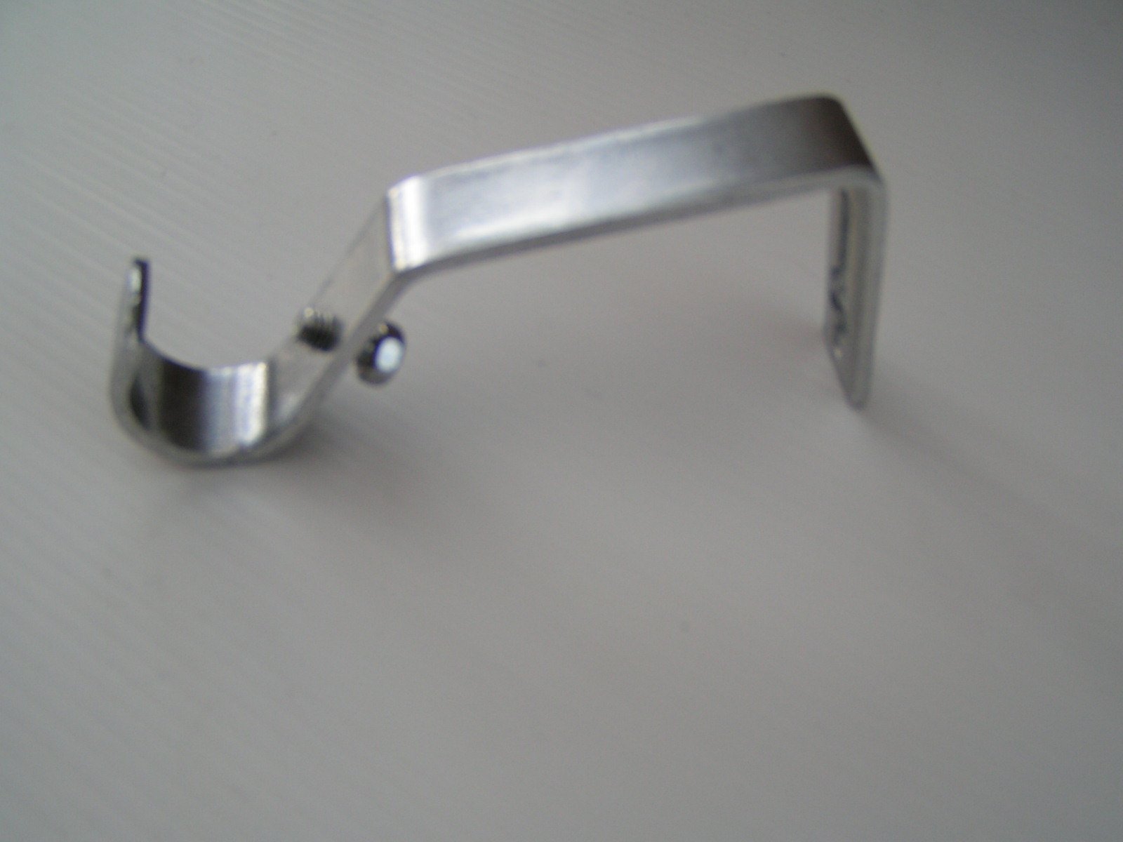 19mm Metal Curtain Pole Wall Bracket x 3 Satin Silver