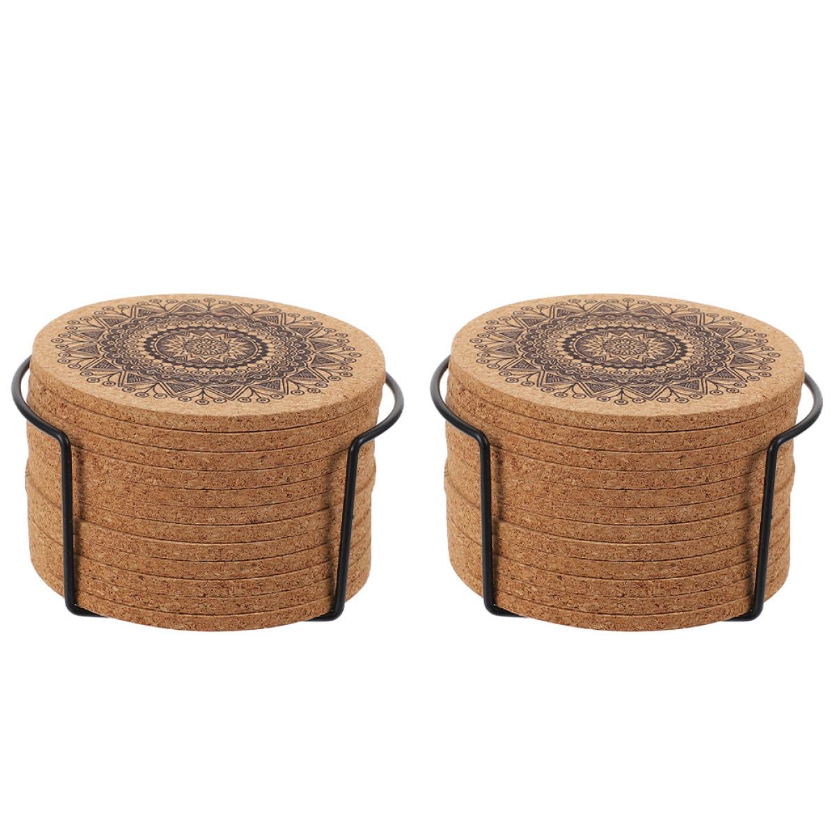 Dessous de tasse ronds en bois un cadeau utile pour la protection de maison