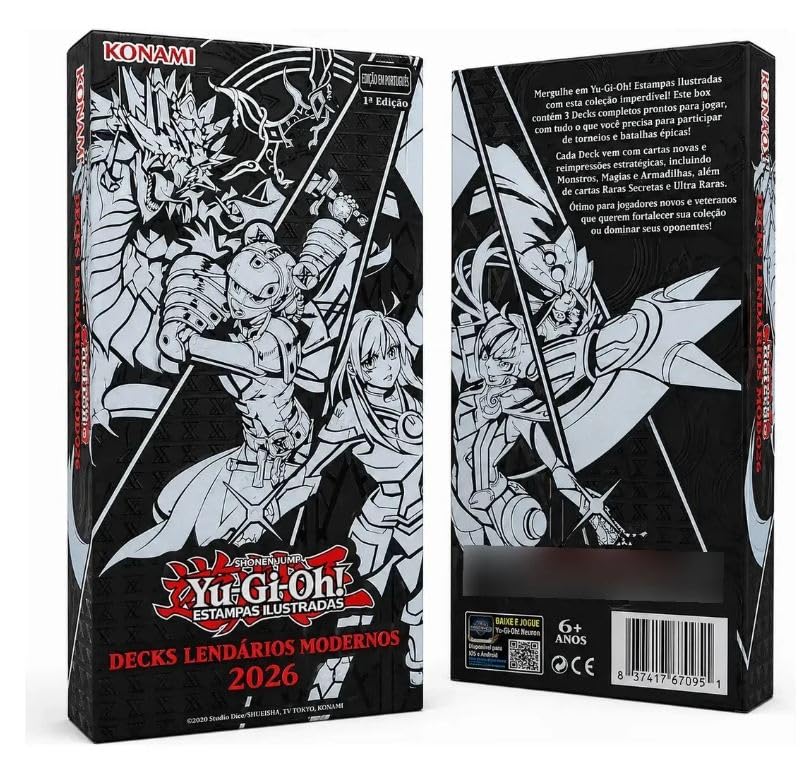 Yu-Gi-Oh! Yugioh Decks Lendários Modernos 2026, Estampas