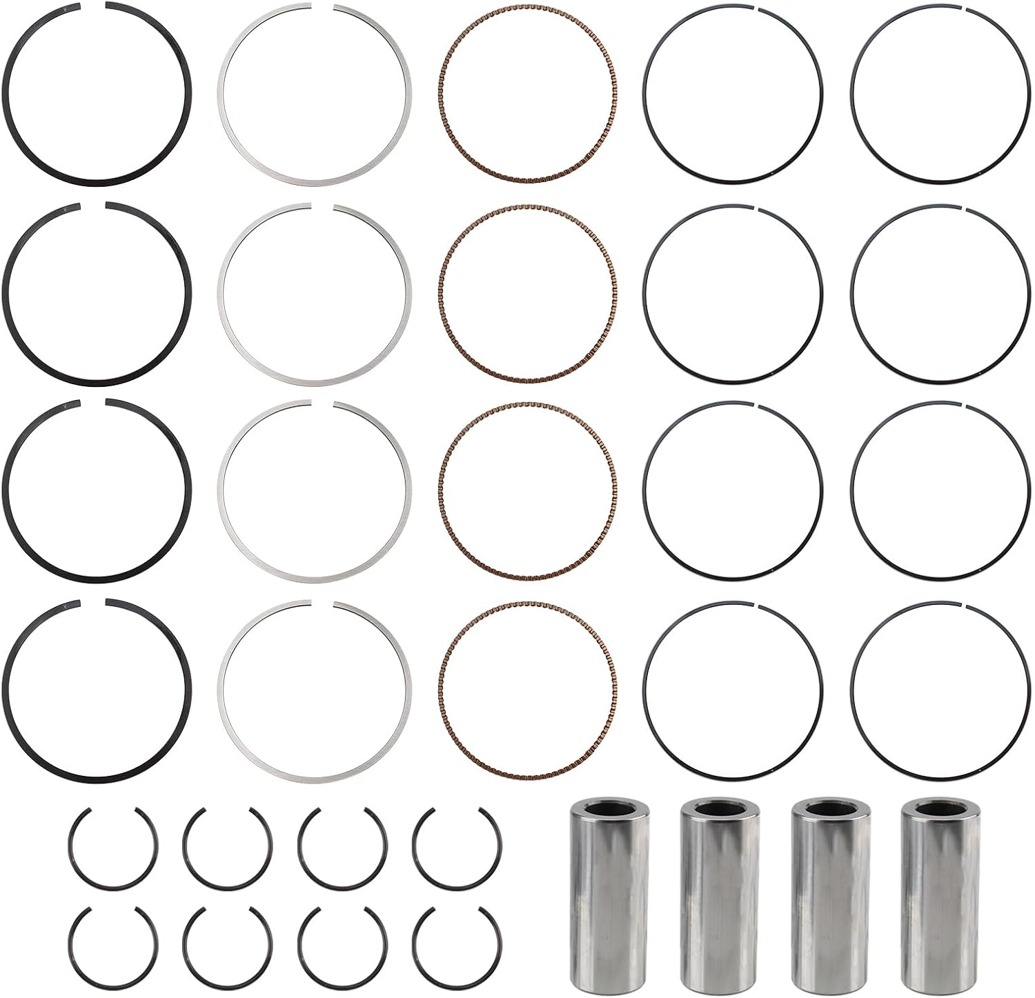 230402G200 23040-2G200 23040 2G200 Piston Rings Pin Kit for Hyundai Sonata Santa Kia Optima Sorento Sportage 2.4L 2007-2019