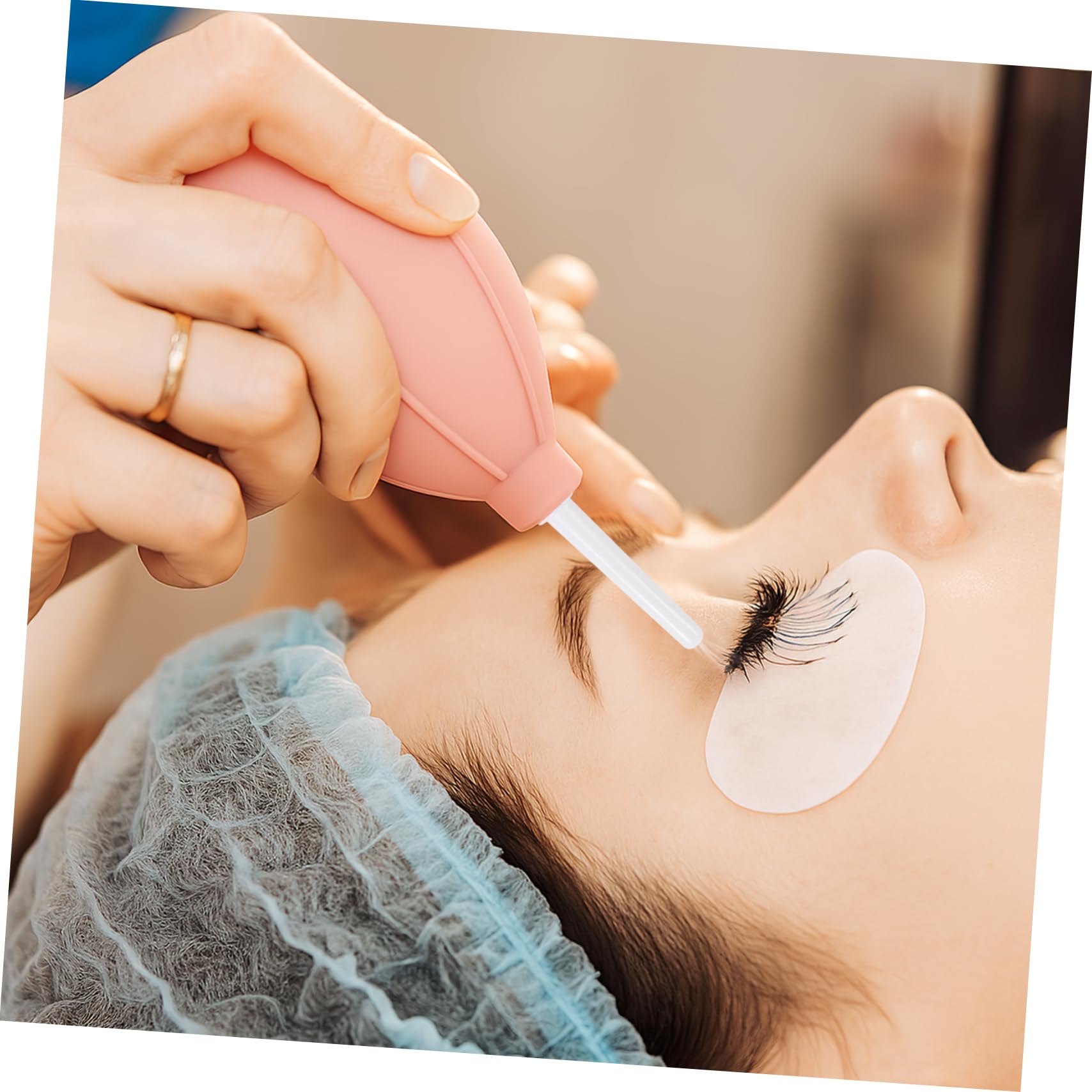 Kit De 4 Souffleurs D'Air Pour Cils Sèche-Cils Portable Pour Extensions De Cils Séchage Doux De La Colle Élimination Des Fumées Accessoire De Beauté Pour Yeux 14.00X5.00X5.00 Cm
