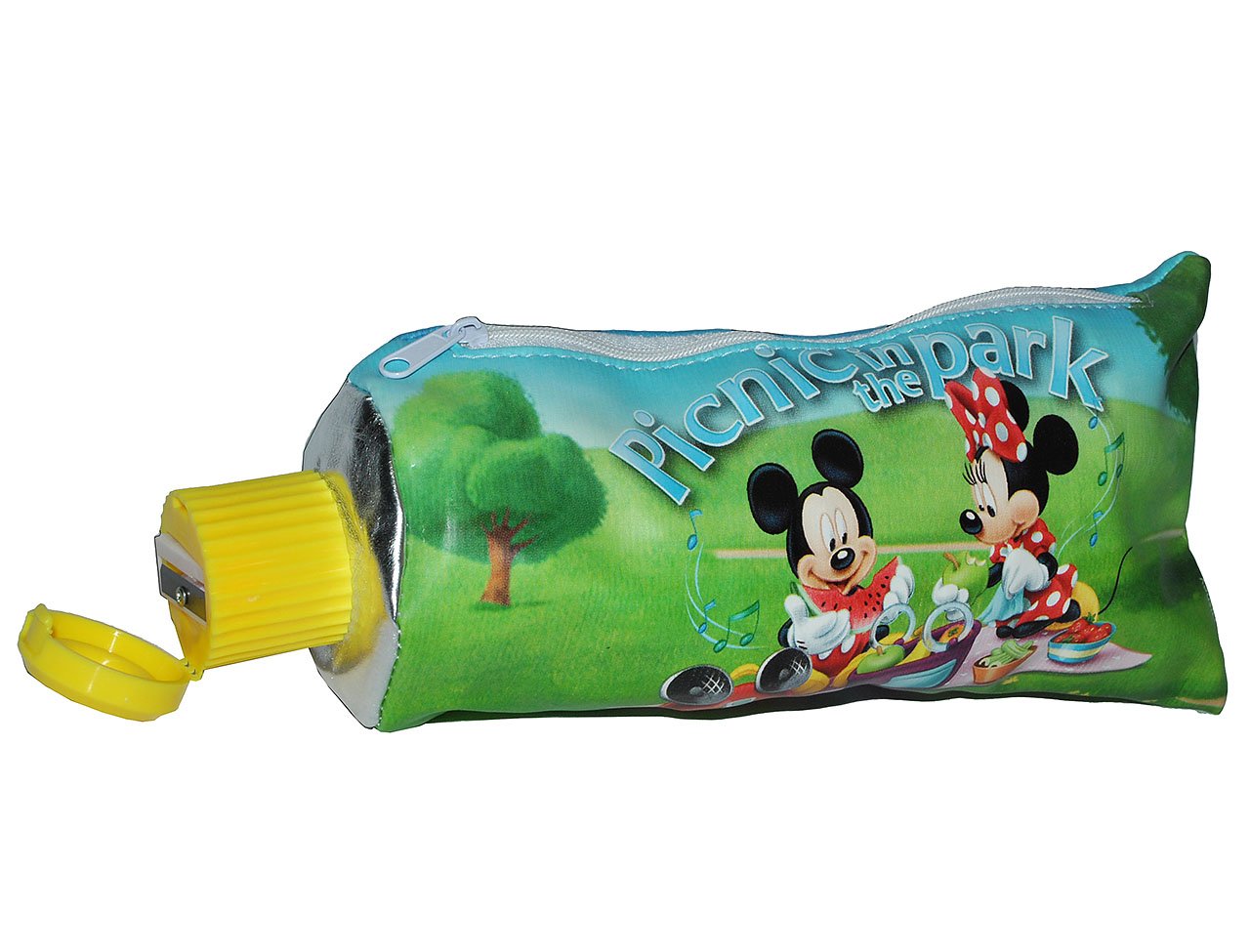 Coole Mickey Mouse Schlamperrolle Als Tube – Federmappe Mit Eingebautem Spitzer Für Stifte & Kleinkram