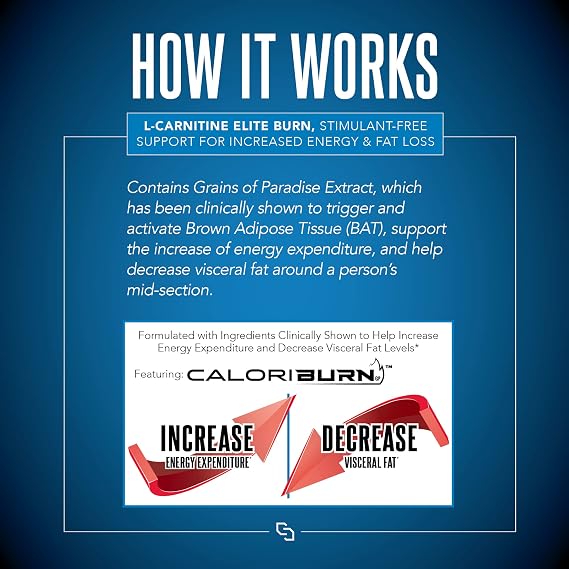 SIRENLABS L-Carnitine Elite Burn Lemon Lime Flavor - 32 Servings