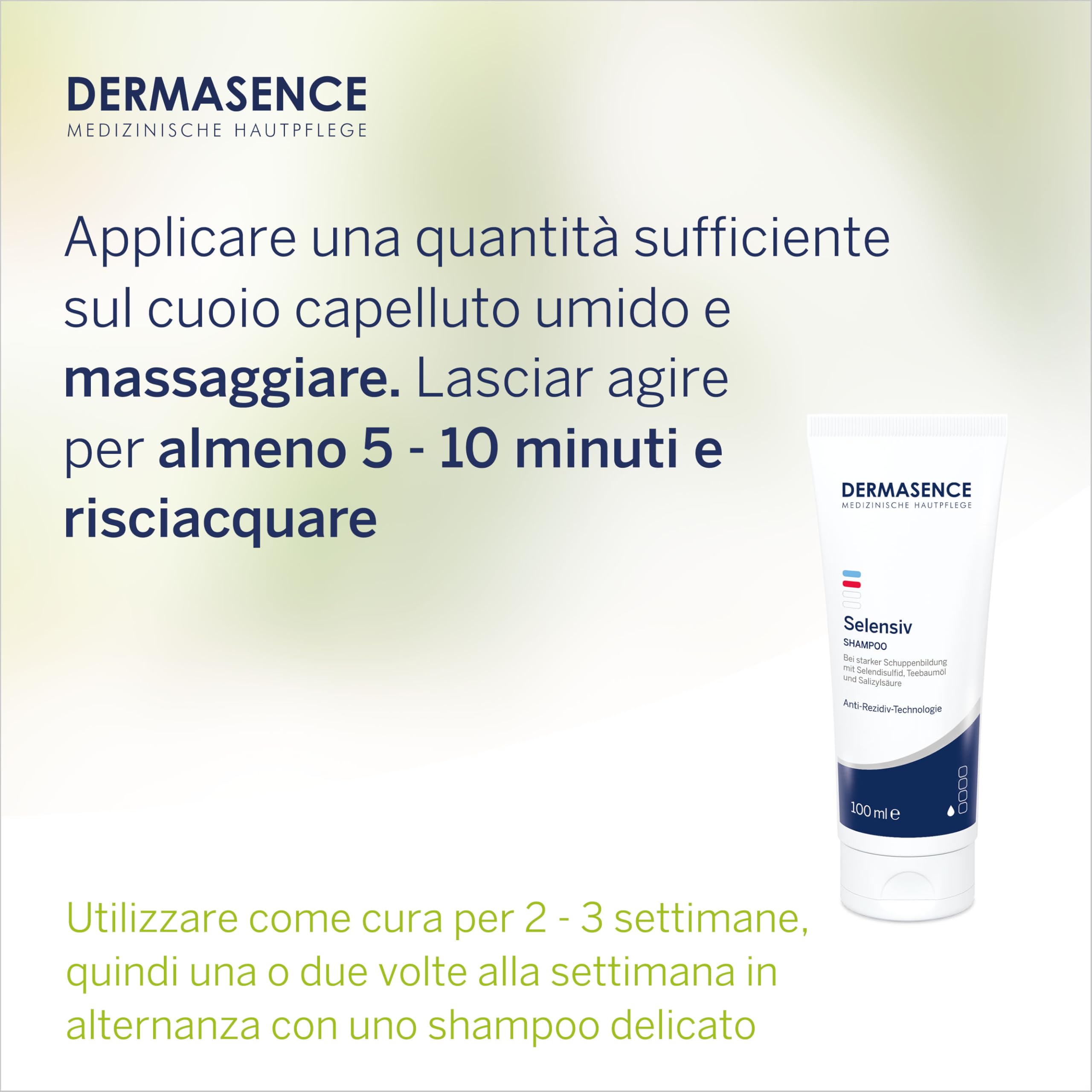 DERMASENCE Selensiv Shampoo bei starker Schuppenbildung, 100 ml Champú