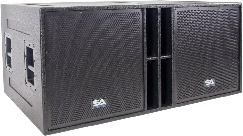 Seismic Audio - The_Quad_18-4 x 18 Inch Subwoofer Cabinet - 4800 Watt Sub Woofer for PA/DJ/Band Live Sound