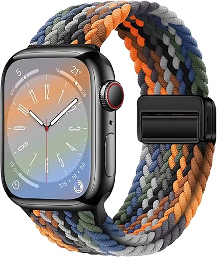 Qimela Sport Solo Loop - Correa de reloj compatible con Apple Watch de 1.496 in, 1.575 in, 1.614 in, 1.654 in, 1.732 in, 1.772 in, 1.929 in, para