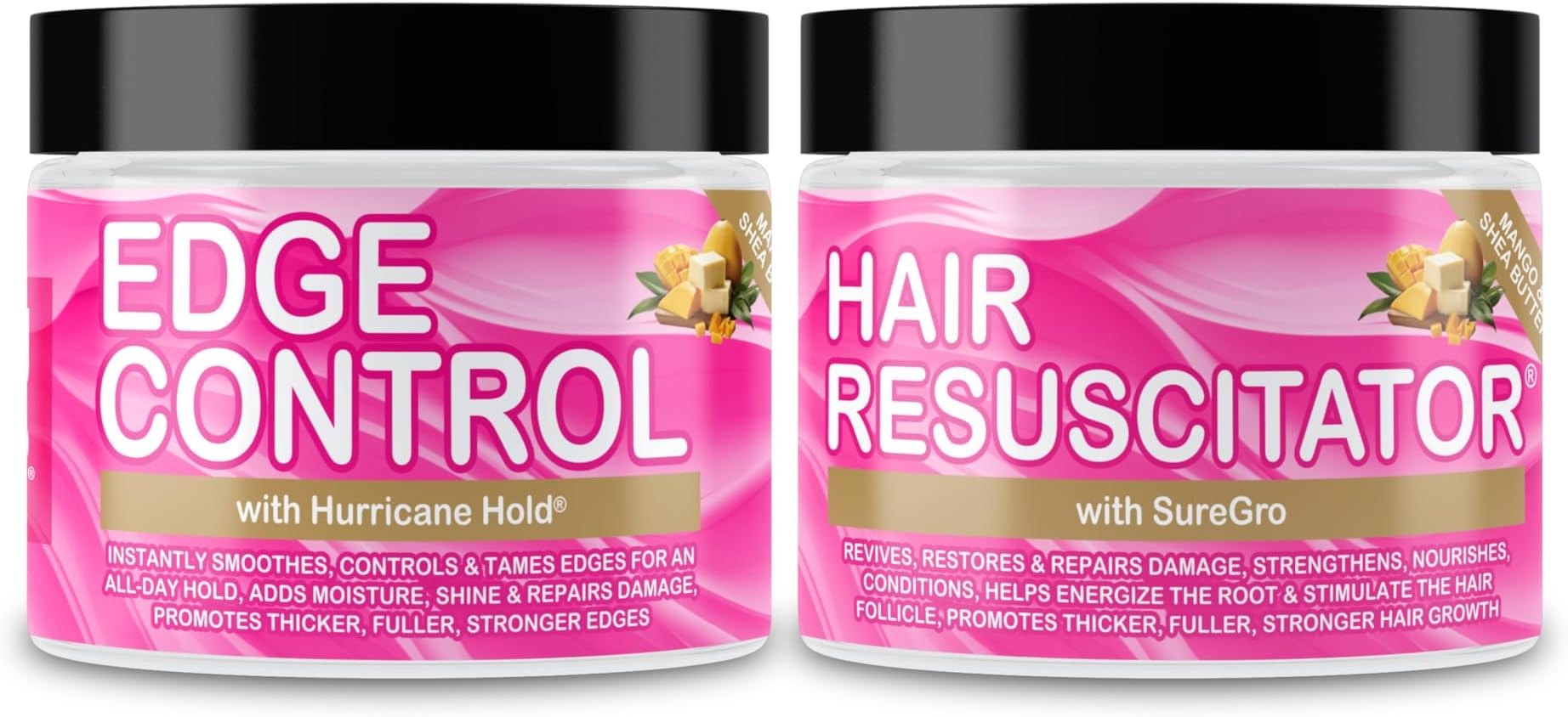 GOOD2GRO Hair Resuscitator & Edge Control - 2-4oz | Regrows & Repairs for Thicker, Fuller Edges | Instantly Holds, Controls & Shines | Vegan & Cruelty-Free