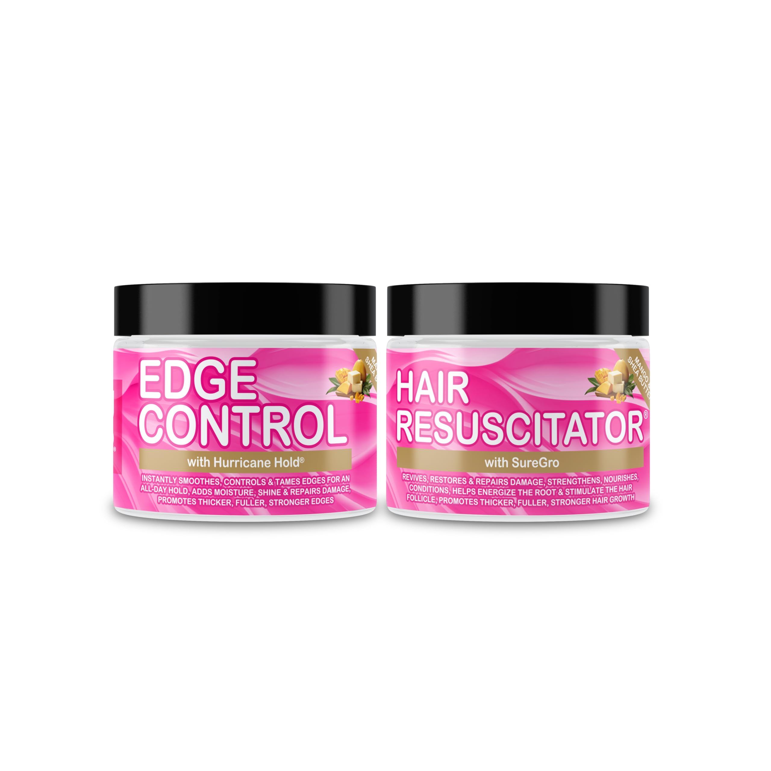 GOOD2GRO Hair Resuscitator & Edge Control - 2-4oz | Regrows & Repairs for Thicker, Fuller Edges | Instantly Holds, Controls & Shines | Vegan & Cruelty-Free