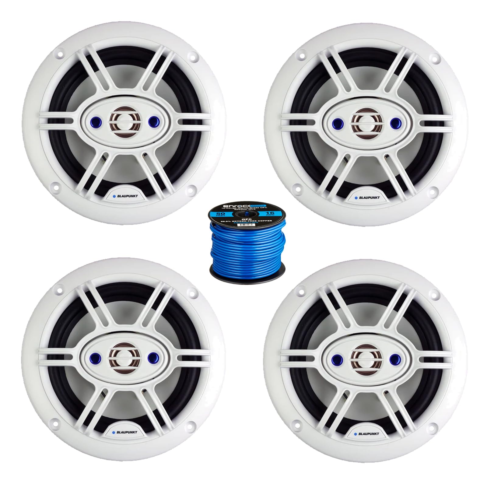 2 Pair (Qty 4) of Blaupunkt GTM652WPRO 6.5